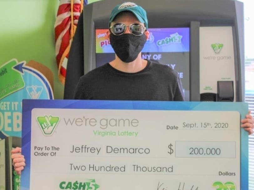 A Vienna resident scored a top prize in the Virginia Lottery's Cash 5 game earlier in September.