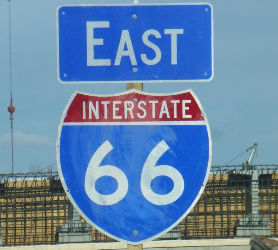 The Cedar Lane bridge over Interstate 66 in Vienna reopened on Wednesday, Dec. 23.