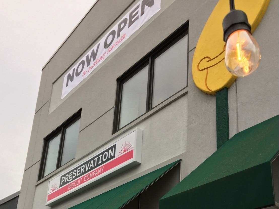 Preservation Biscuit opened in Falls Church on Tuesday, March 16.