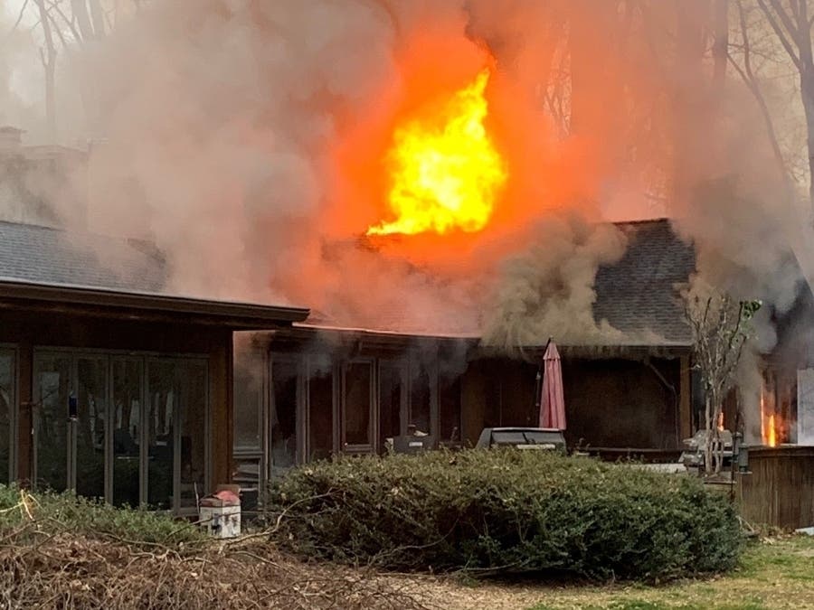 Seven people were displaced and a cat died in a Wolf Trap house fire on Tuesday, March 16.