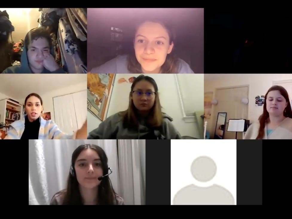 Robinson Secondary School performs the latest episode of its "Ramble" podcast.