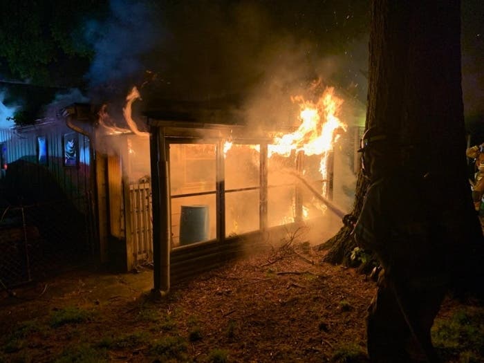 No one was injured in a Rose Hill house fire on Saturday, April 24. 