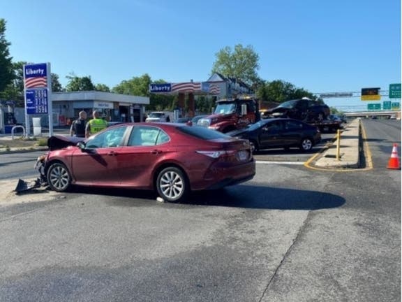 A hit-and-run crash in Old Town Alexandria injured two people on Tuesday, May 4. 