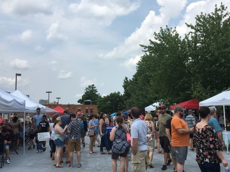Taste of Del Ray, pictured here in 2019, will return in 2021 with a to-go format on June 4 to 6.