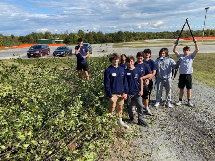 In October, Young Men’s Service League Vienna-Oakton cleaned the Nike Missile site, once a defense site during the Cold War.