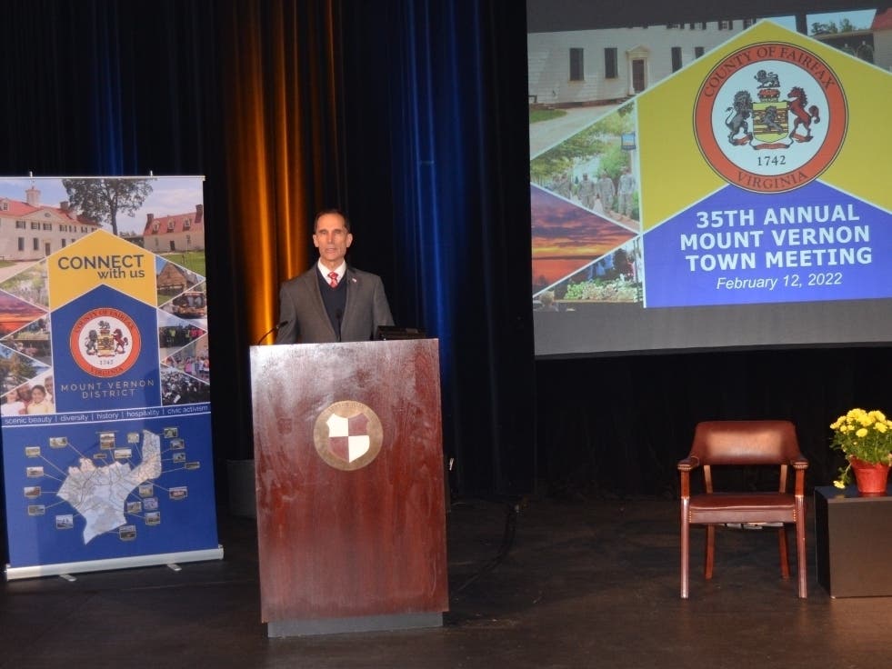 Mount Vernon District Supervisor Dan Storck hosted the 35th annual Mount Vernon Town Meeting on Saturday, Feb. 12. 