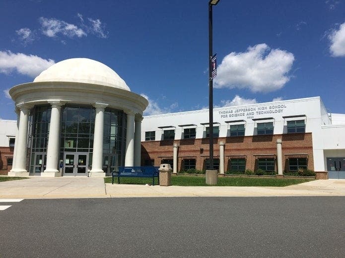 The new admissions policy at Thomas Jefferson High School for Science and Technology can stay for the upcoming freshman class as an appeal is decided in court. 