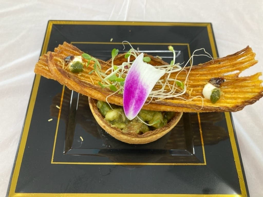 The 2022 Taste of Del Ray People's Choice Award winner was Spice Kraft Indian Bistro's avocado banana and beet chaat. 