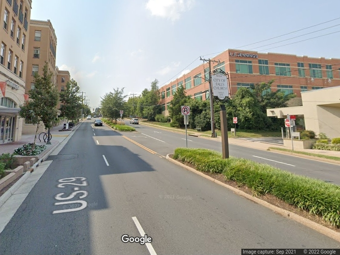 A project on Washington Street in Falls Church was one of the projects receiving funding in the Northern Virginia Transportation Authority's six-year program.