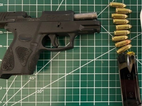 A loaded 9mm gun was found in an Alexandria resident's carry-on bag at a Reagan National Airport security checkpoint.