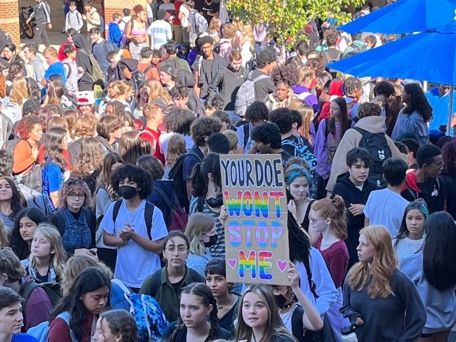 Photos Transgender Student Guidelines Prompt Walkouts At VA Schools