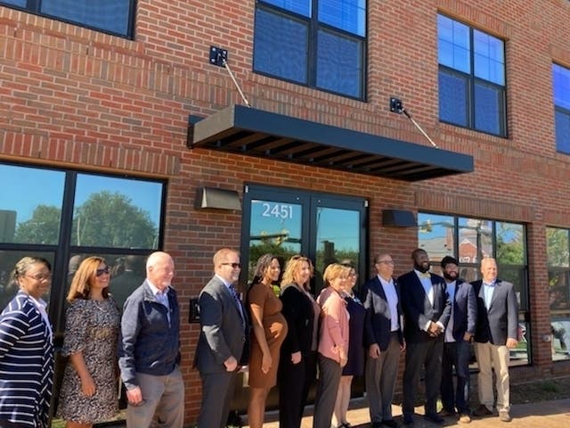 Wesley Housing, City of Alexandria officials and other partners held a ribbon cutting for The Waypoint at Fairlington, a new affordable housing development on Fairlington Presbyterian Church property.