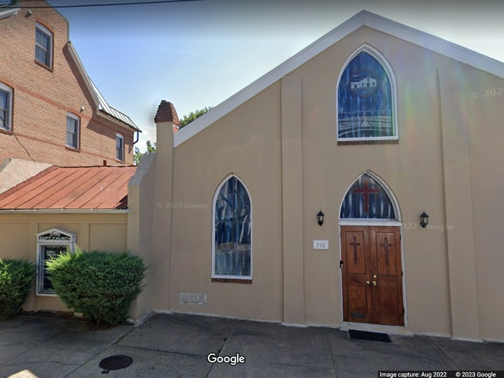 Zion Baptist Church is a stop on the new southern African American Waterfront Heritage Trail in Alexandria.