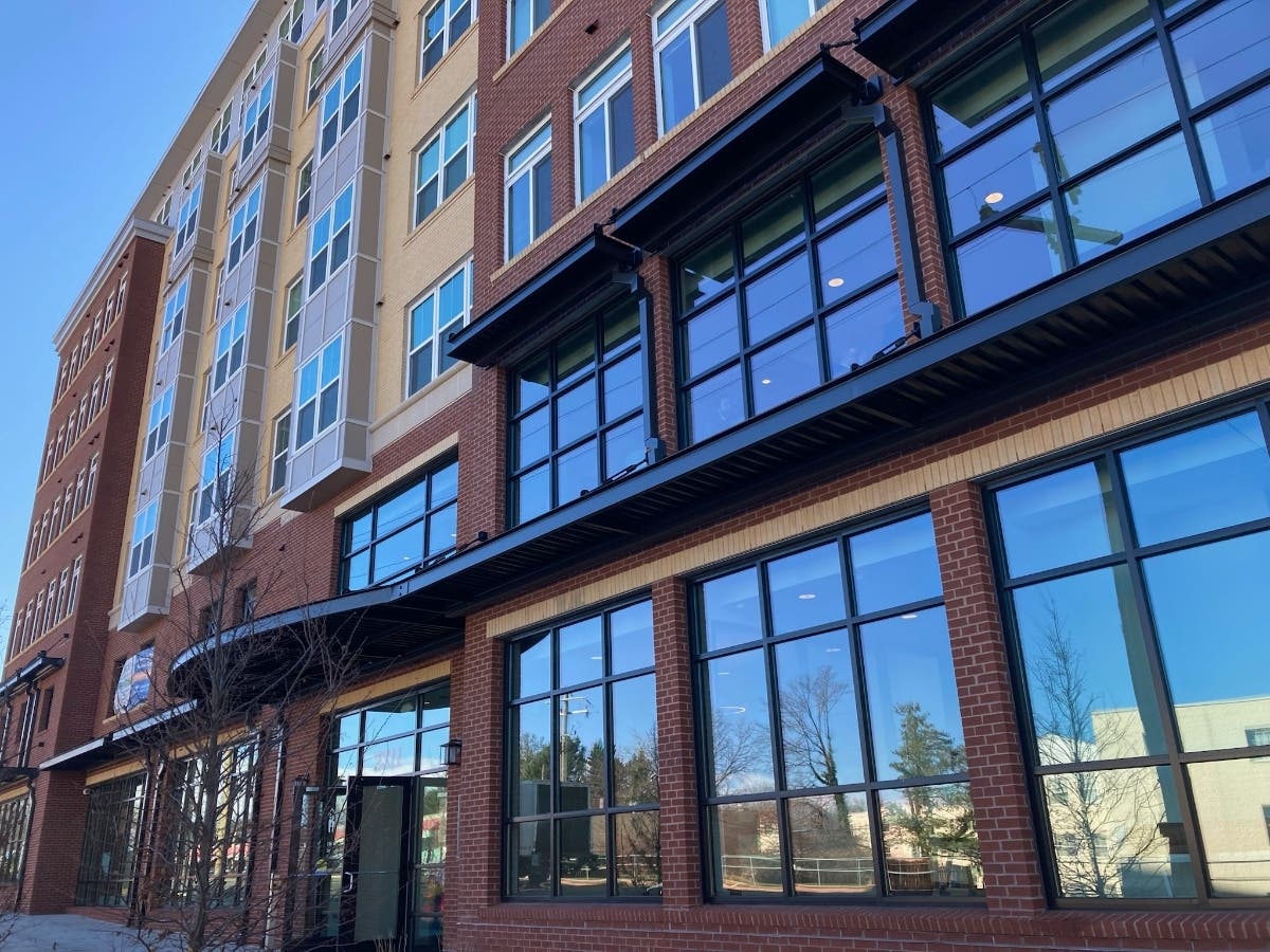 The Arden, a new affordable housing community, is open near the Huntington Metro station. 
