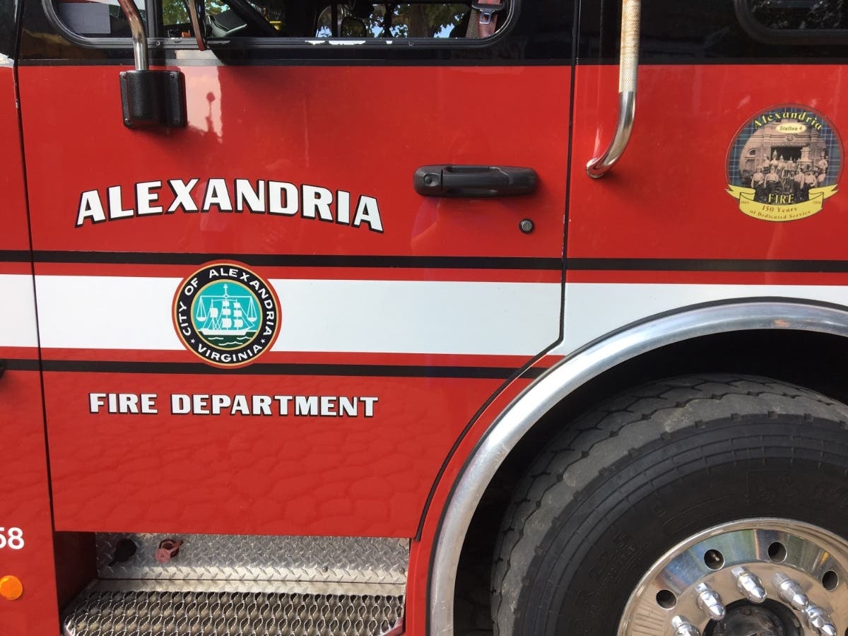 A fire drew a response from the Alexandria Fire Department Wednesday in Old Town. 