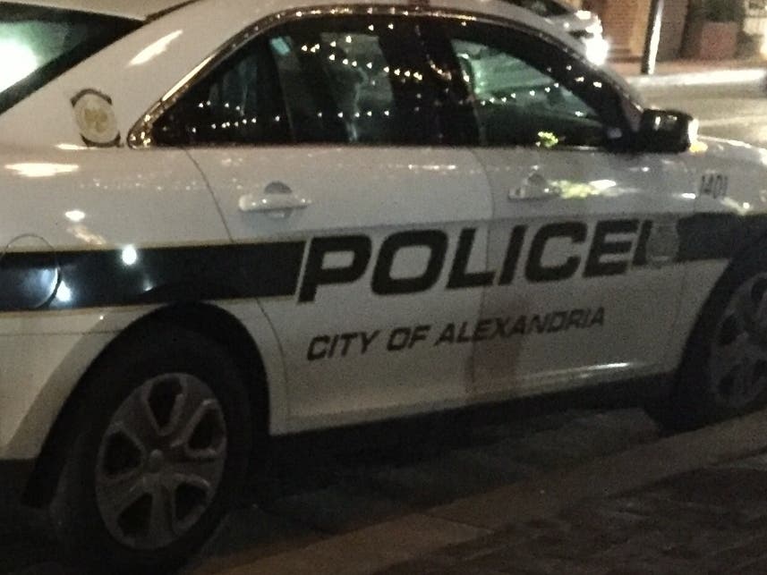 A juvenile pedestrian was injured in a crash in Alexandria Saturday, according to police.