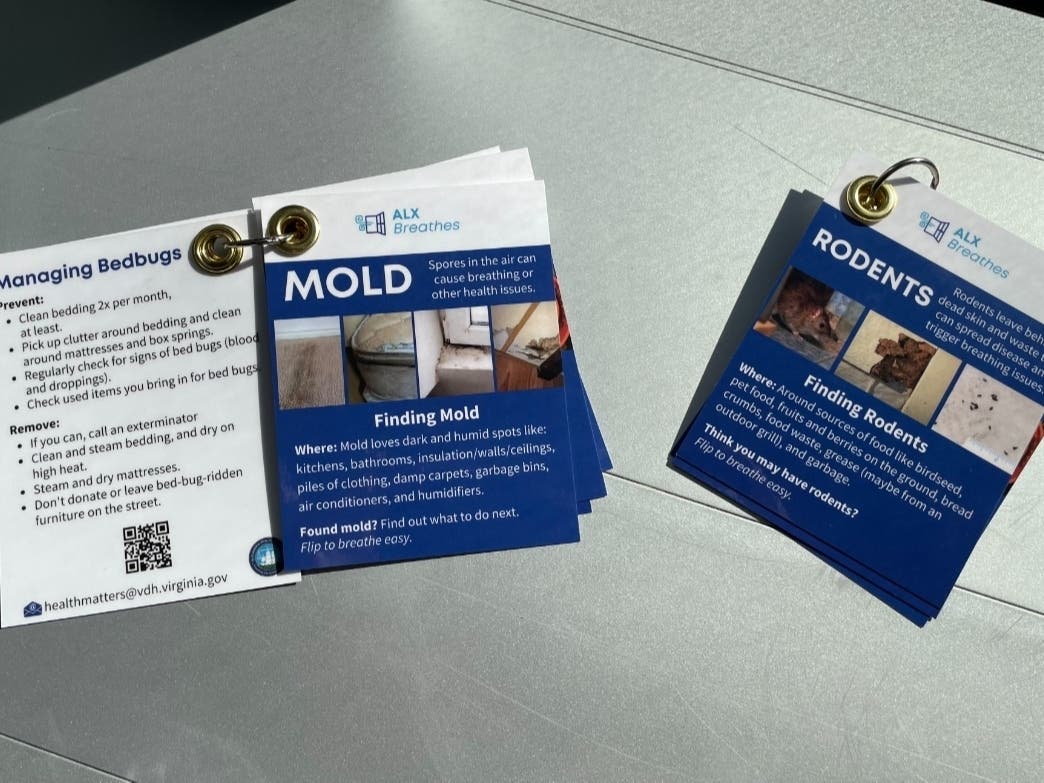 The ALX Breathes helps Alexandria residents with asthma or COPD make a plan to eliminate triggers to the chronic breathing issues in their homes.