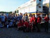 Scouts in front of the Urban Search and Rescue Unit's Rescue Truck 6