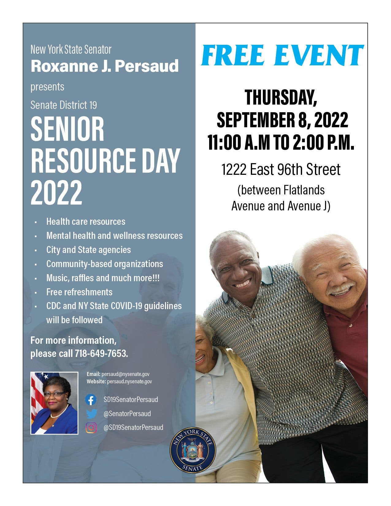 Sep 8 SD 19 Senior Resource Day Free Event Brooklyn NY Patch