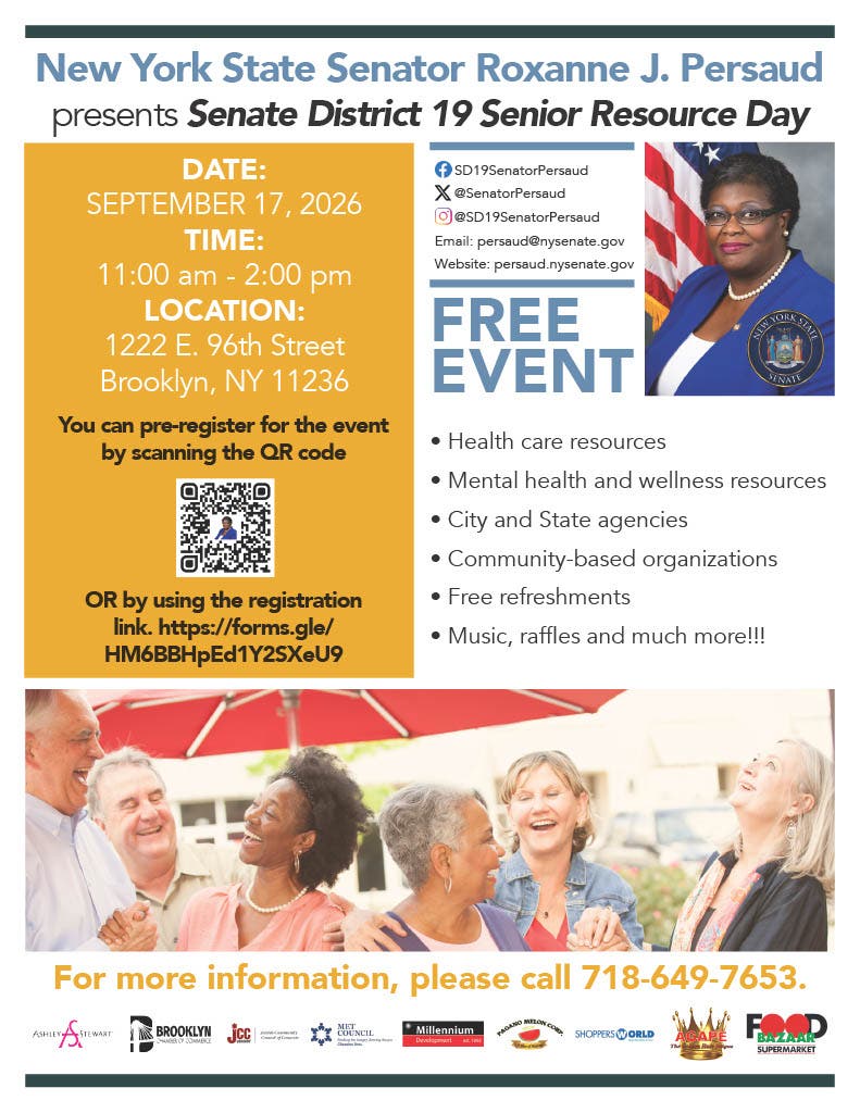 Senator Persaud's Senior Resource Day