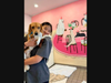 (Photo) Anna Swann, a volunteer with Old Dominion Humane Society (ODHS), cuddles up to one of the beagles released from Ridglan Farms, Inc. (Blue Mound, Wisconsin) at ODHS in Fredericksburg on May 3. 