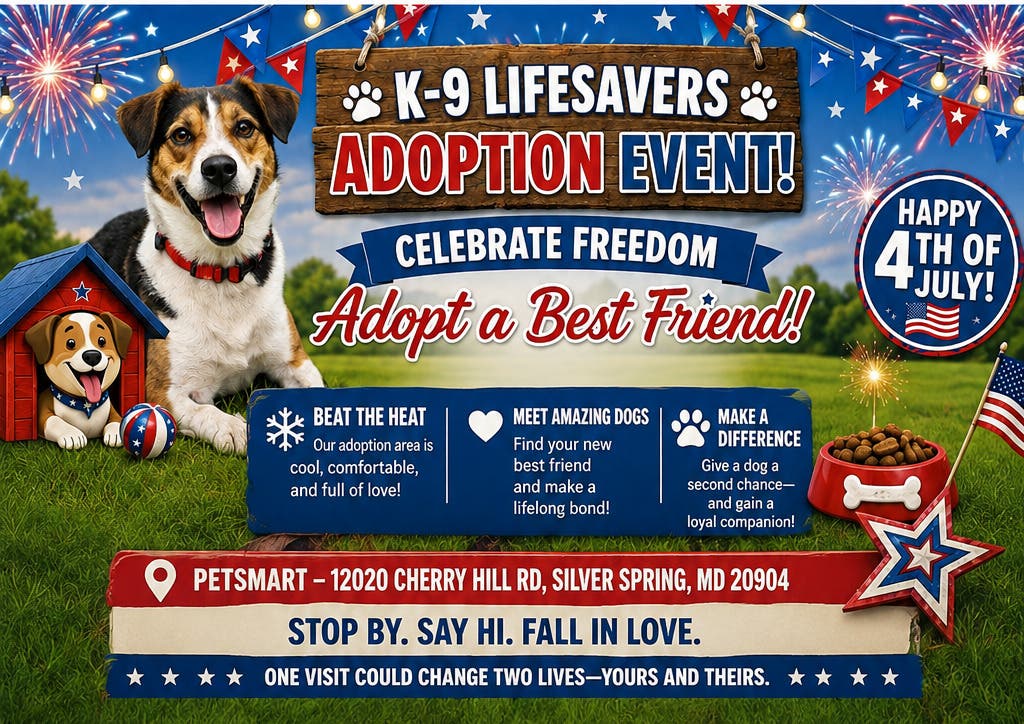 K-9 Lifesavers Adoption Event
