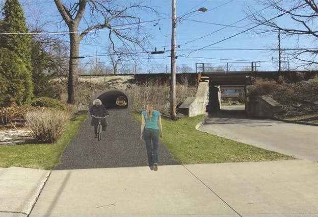 Taylor Ave. Pedestrian Tunnel Artist Rendering Taylor Ave. Pedestrian Tunnel Artist Rendering