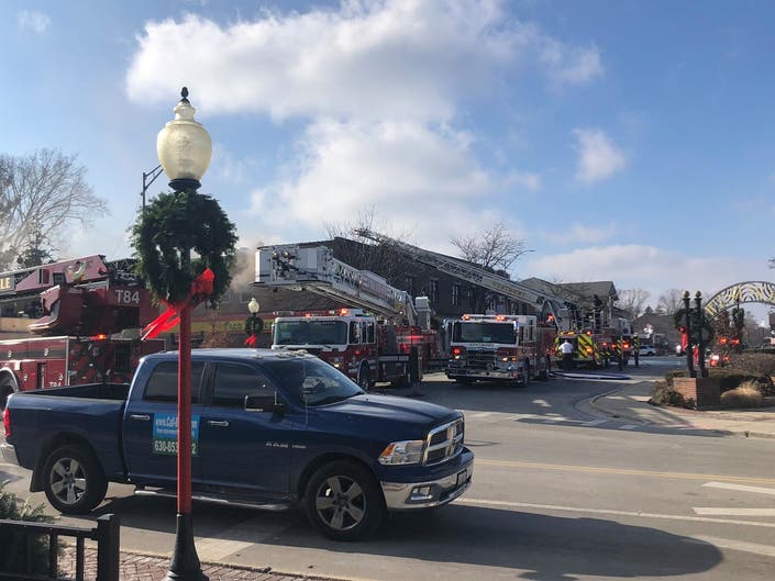 1 Hospitalized After Fire Above Taco Express In Westmont