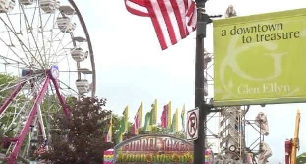 The Taste of Glen Ellyn features a carnival, live entertainment, and the start of the French Market. 