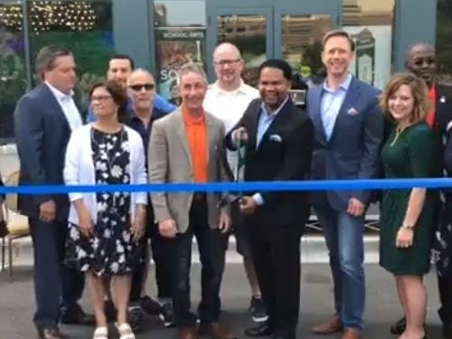 The John C. Dunham Arts Center hosted its ribbon-cutting ceremony Saturday. 