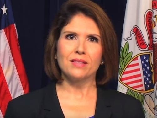 Evelyn Sanguinetti announced she was leaving the race on Oct. 11. 