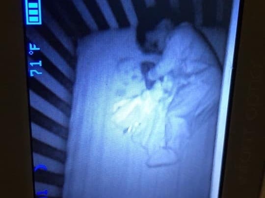 The "ghost baby" kept the young Naperville mom up all night. 