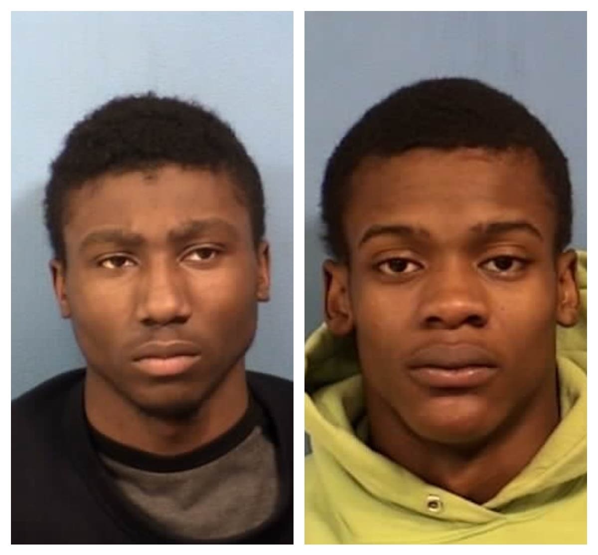 Police say the Daysean Washington-Davis, left, and Emanuel Embry, right, have been linked to multiple carjackings since Nov. 30. 