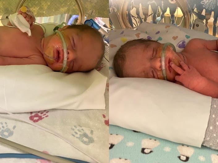 Twins First Babies Born In 2020 At Central DuPage Hospital Wheaton