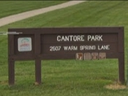 Cantore Park in Naperville, where racist graffiti was found on Memorial Day.