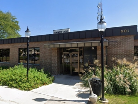 Village hall and the police station were closed to civilians "out of an abundance of caution," officials said. 