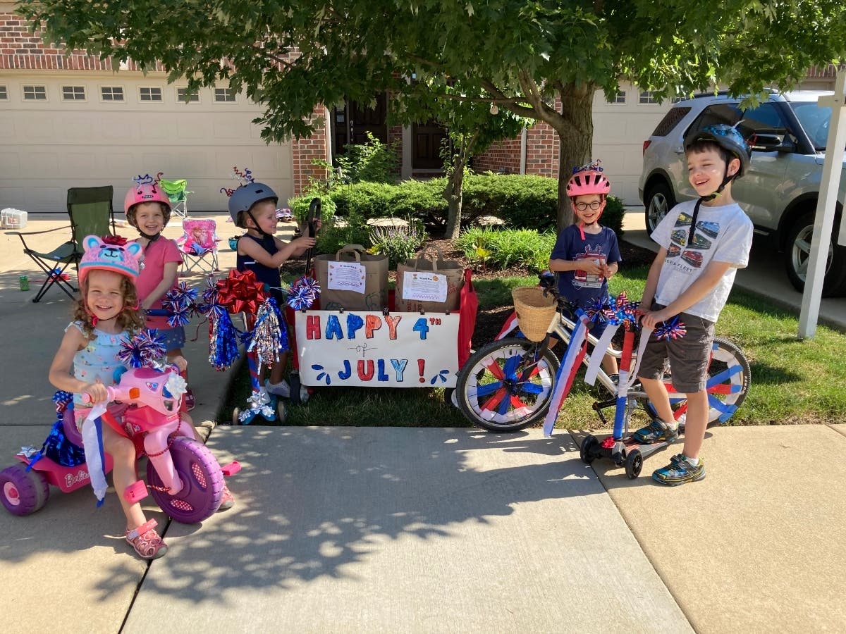 Left to right: Nina Crnich, Ella Exner, Willow Neahring, Ennio Exner, John Crnich