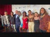 (Left to right) Colin McCalla, Michael Sebastian, Anthony Michael Hall, Debbie Gibson, Lyric Ross, Hannah Kepple, Juliette Celozzi and Charlie Gillespie of "The Class" at a July 26 screening of "The Breakfast Club" 