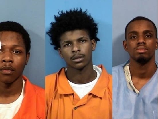 (from left to right) Semaje Wheeler, Brian Garrett and Angel Martin were charged with armed violence, burglary and possession of a stolen motor vehicle in connection with a burglary that took place at Laurel BMW in Westmont on Dec. 31. 
