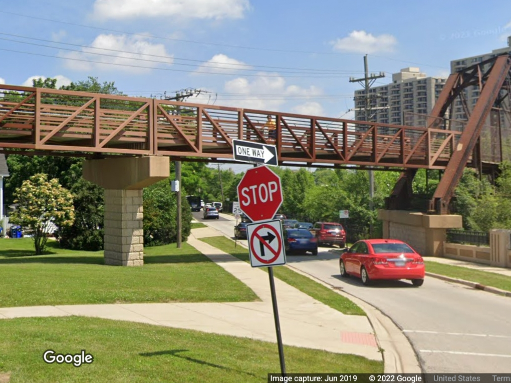 The street's traffic pattern shifted temporarily to accommodate work on nearby Front Street. 