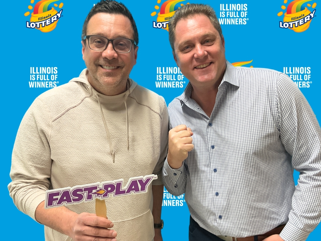 Best friends Joseph and Bryan are now $518,309 richer after winning the Illinois Lottery's FastPlay Twenty 20s jackpot. 