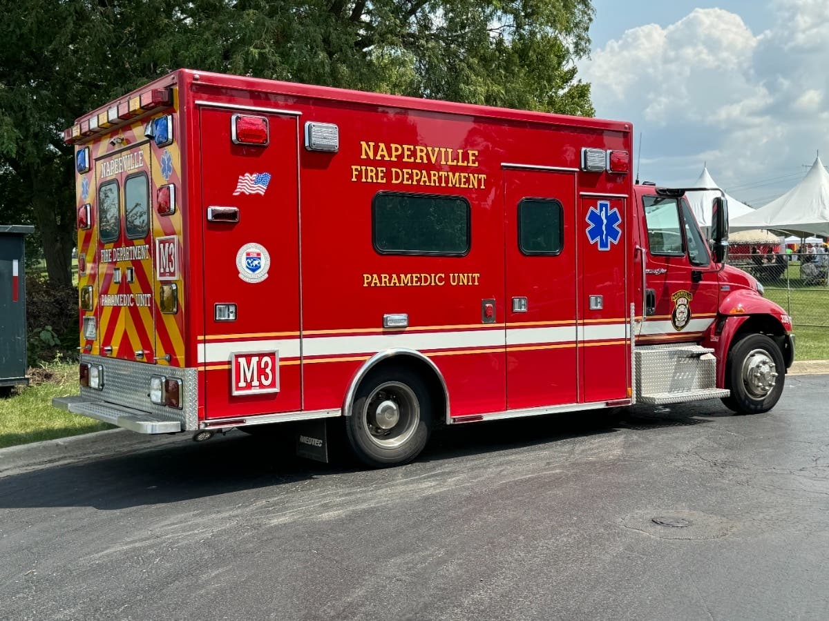 A fire caused $100,000 in damage to a building on Route 59 in Naperville Thursday morning. 