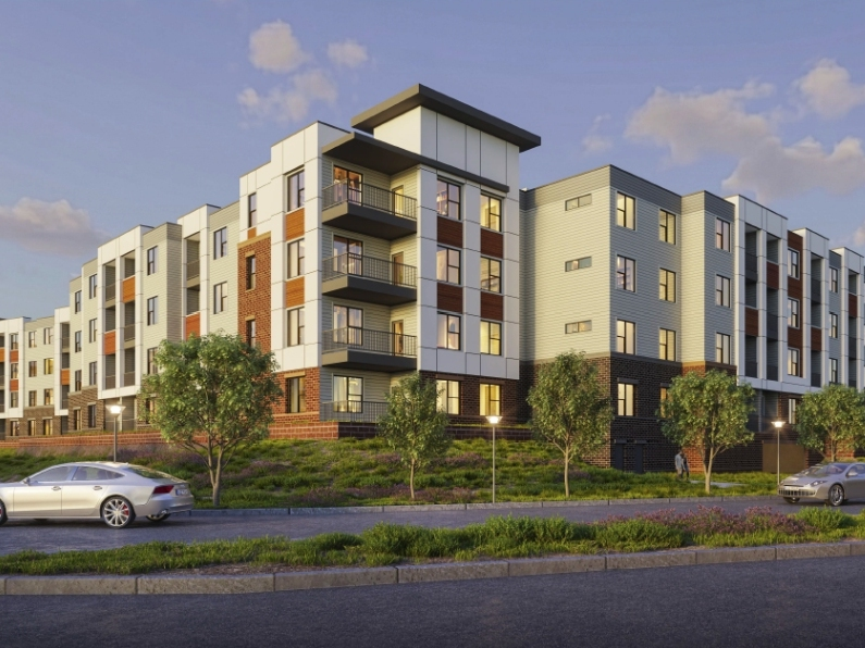 The CityGate II development will feature a four-story 476,278 square foot building with 297 apartments, an indoor pool and a pickleball court. 