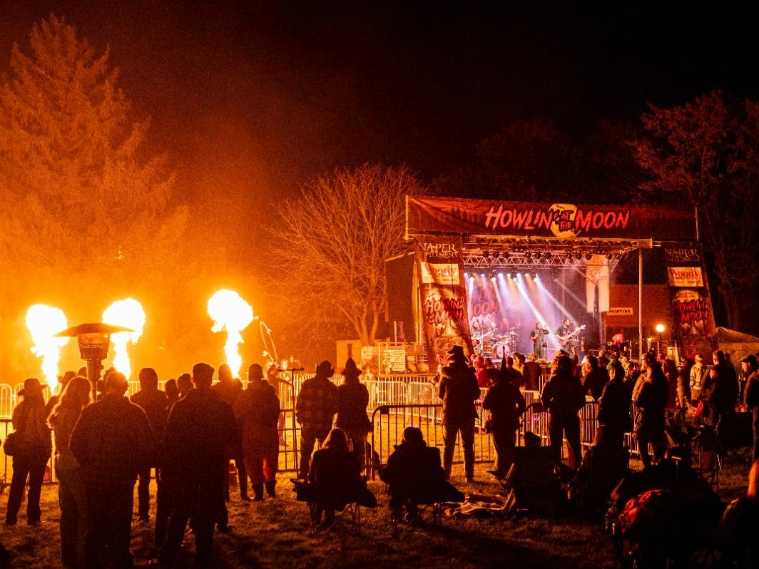 Fire dancers and live music are among the entertainment planned when Howlin' at the Moon comes to Naper Settlement Oct. 23 and Oct. 24.
