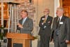 Dedham Savings President Peter Brown accepts the DCP Spotlight Award at the Spring Gala