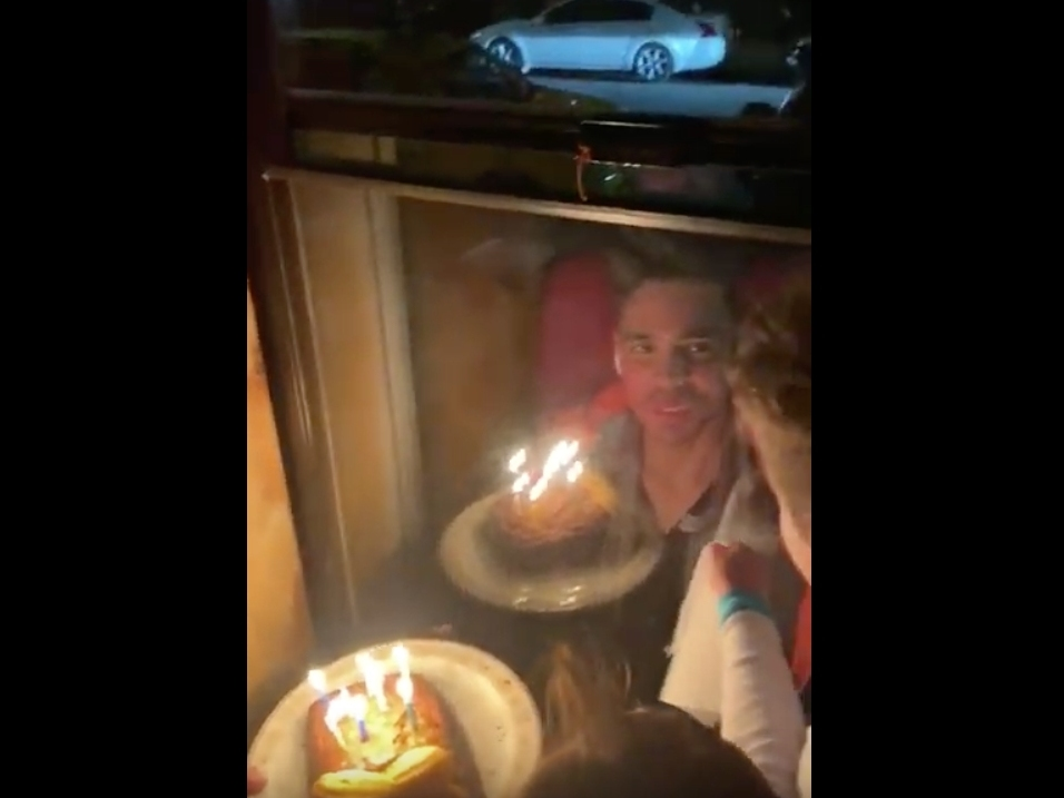 Mohamed Mokhtar, a Brooklyn nurse, celebrated his birthday this week separated by a door to avoid potentially spreading coronavirus to his family.