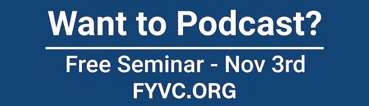 Want to Podcast? FREE Seminar