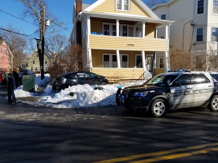 Car Crashes Into Arlington Home Police Arlington MA Patch