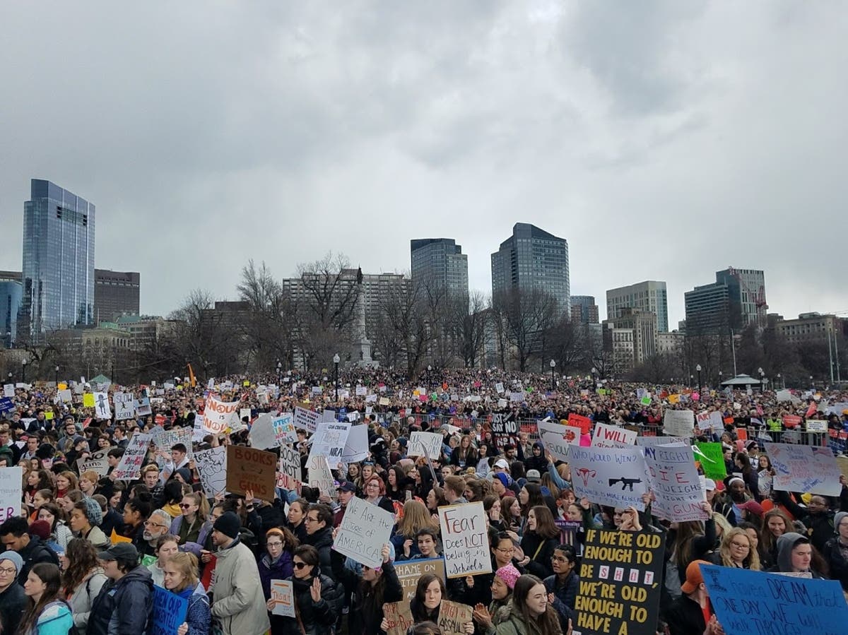 March For Our Lives Boston: Thousands March To End Gun Violence ...