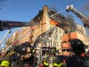 23 people were hurt in a five-alarm fire in Sunset Park Wednesday, the FDNY said.